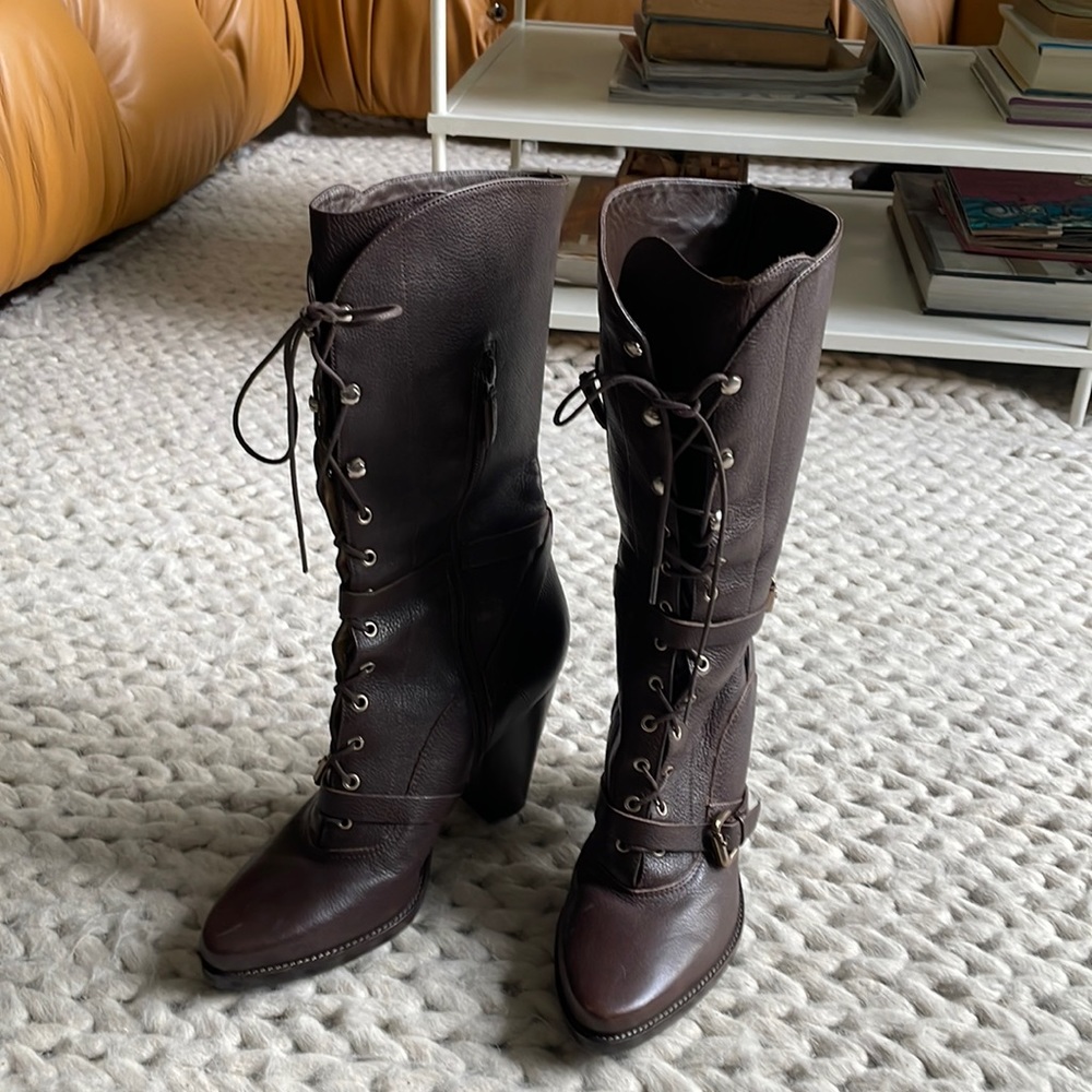Via Spiga Leather Boot